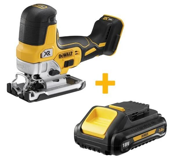 Пила лобзикова акумуляторна безщіткова DeWALT DCS335N+DCB187, фото 3