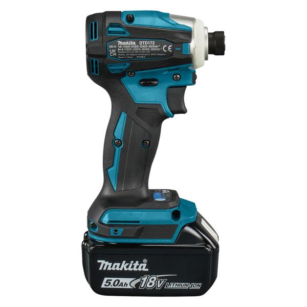 Акумуляторний ударний гайковерт Makita DTD172RTJ, фото 5