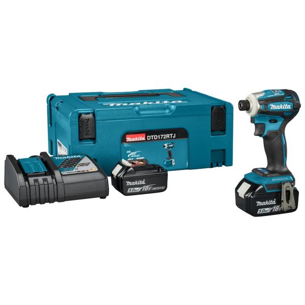 Акумуляторний ударний гайковерт Makita DTD172RTJ, фото 2