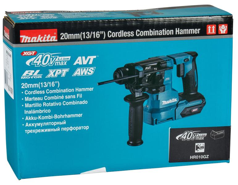 Акумуляторний перфоратор Makita XGT HR010GZ (без АКБ та ЗП), фото 7