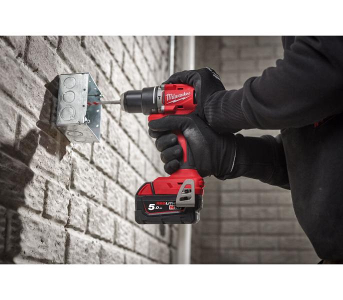 Акумуляторний дриль-шурупокрут Milwaukee M18 BLDDRC-502C (4933492835), фото 4