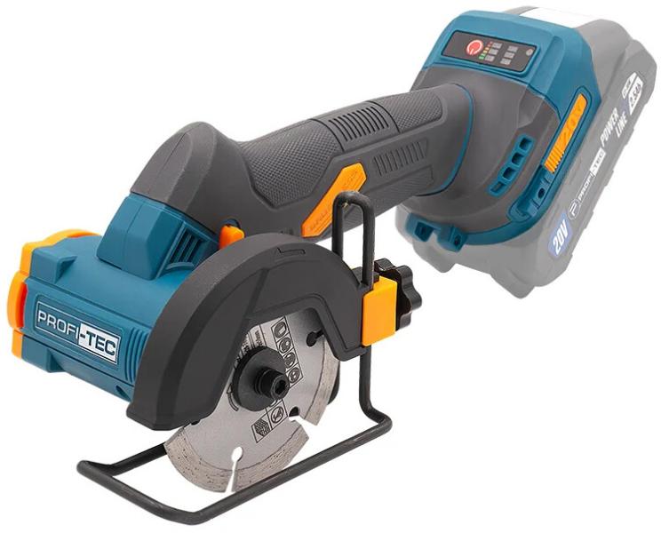 Акумуляторна дискова пилка PROFI-TEC UltraCore PWS390 (008235)