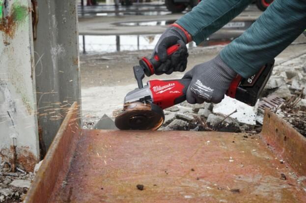 Кутова шліфувальна машина акумуляторн MILWAUKEE M18 FSAGSVO125X-0X (без АКБ та ЗП) (4933493552), фото 7