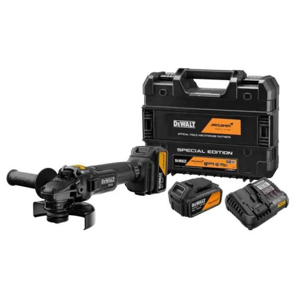 Акумуляторна кутова шліфмашина DeWALT McLaren F1 DCG45MP2T, фото 9