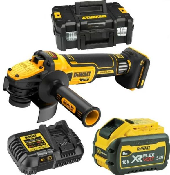 Шліфмашина кутова акумуляторна DeWalt DCG409VST1, фото 12