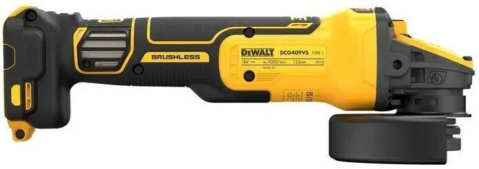 Шліфмашина кутова акумуляторна DeWalt DCG409VST1, фото 6