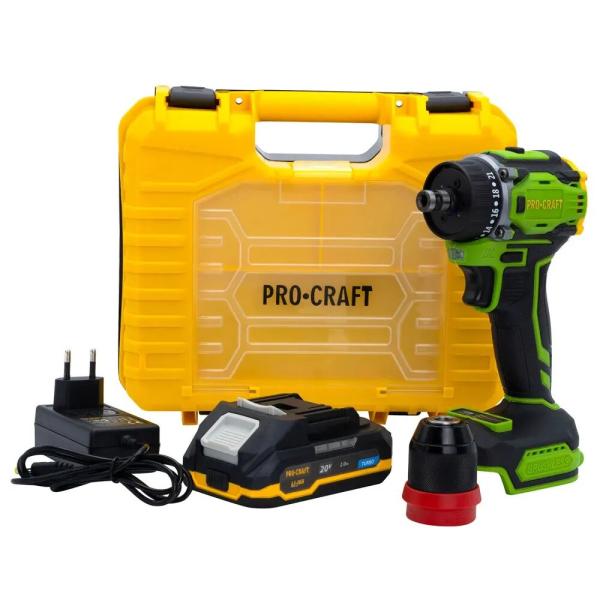 Акумуляторний шурупокрут Procraft PA18Pro DFR, фото 12