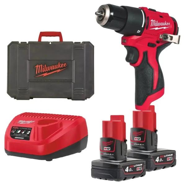 Акумуляторний шурупокрут Milwaukee M12 BLPDRC-402C (4933500424), фото 3