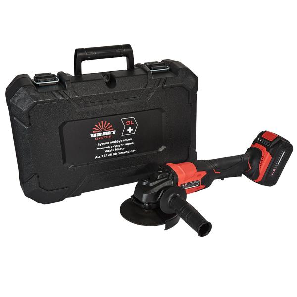 Акумуляторна болгарка Vitals Master ALs 18125 Kit SmartLine+ (184443), фото 10