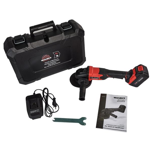 Акумуляторна болгарка Vitals Master ALs 18125 Kit SmartLine+ (184443), фото 9