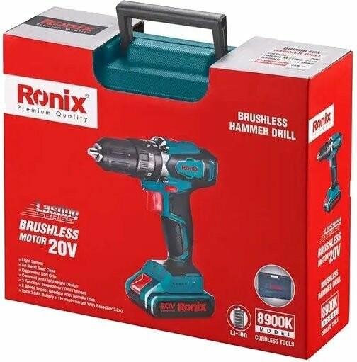 Акумуляторний ударний шурупокрут Ronix (8900K), фото 12