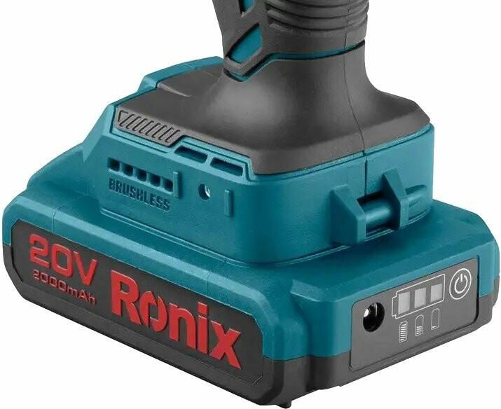Акумуляторний ударний шурупокрут Ronix (8900K), фото 9