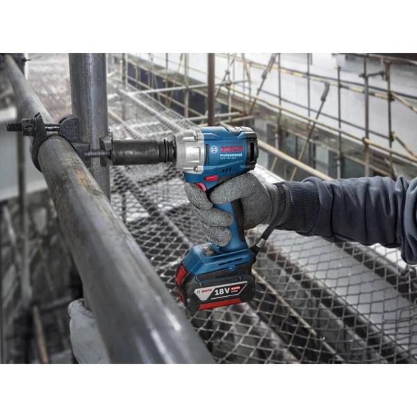 Акумуляторний ударний гайкокрут Bosch GDS 18V-350 (06019M5021), фото 4