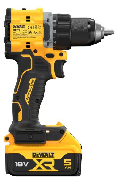Акумуляторний шурупокрут DeWALT (DCD794P2T), фото 4