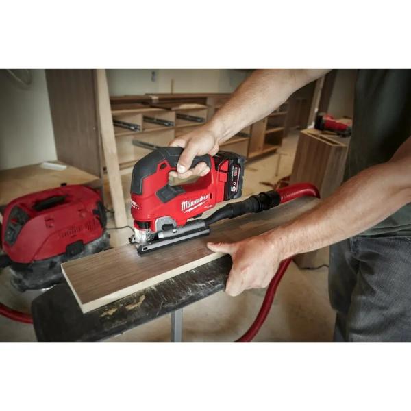 Акумуляторний лобзик Milwaukee M18 FJS-0 (4933499153) (без АКБ та ЗП), фото 8