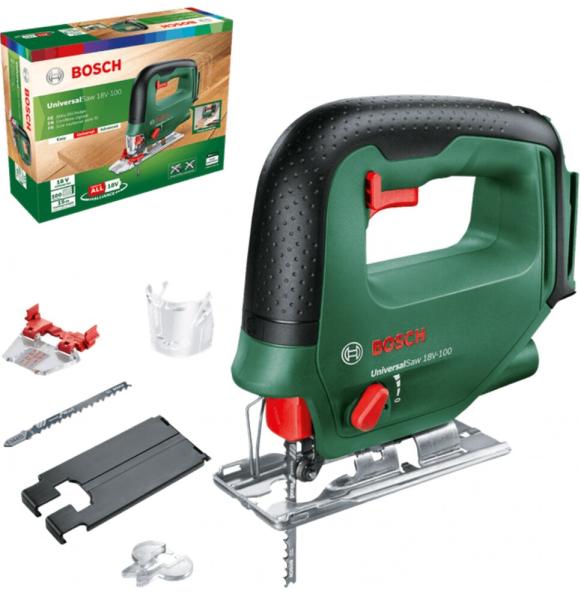 Акумуляторний лобзик Bosch Universal Saw 18V-100 (0603011100) (без АКБ та ЗП), фото 2