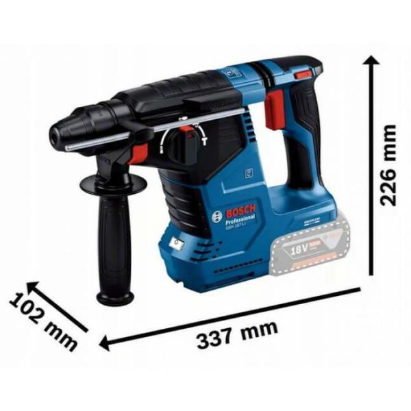 Акумуляторний перфоратор Bosch GBH 187-LI (0611923022), фото 12