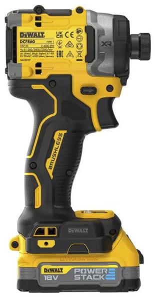 Шурупокрут ударний акумуляторний DeWALT (DCF860E2T), фото 4