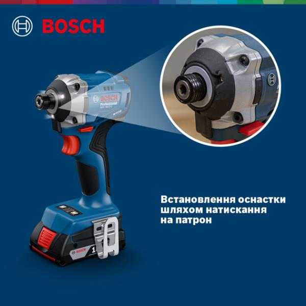Акумуляторний гвинтокрут Bosch GDR 18V-215 (06019N2022), фото 6