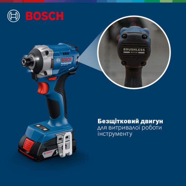 Акумуляторний гвинтокрут Bosch GDR 18V-215 (06019N2022), фото 7