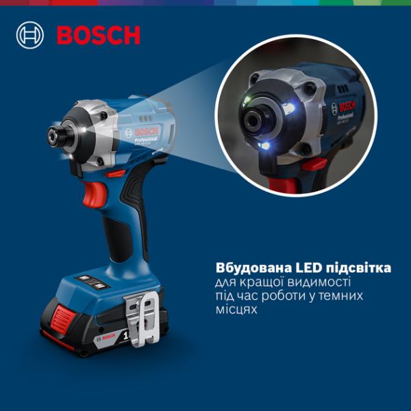 Акумуляторний гвинтокрут Bosch GDR 18V-215 (06019N2022), фото 8