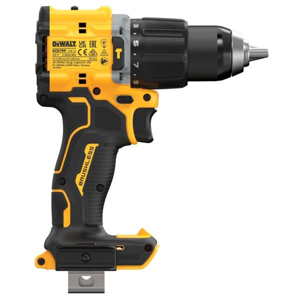 Акумуляторний шурупокрут DeWALT (DCD799N) (без АКБ та ЗП), фото 5