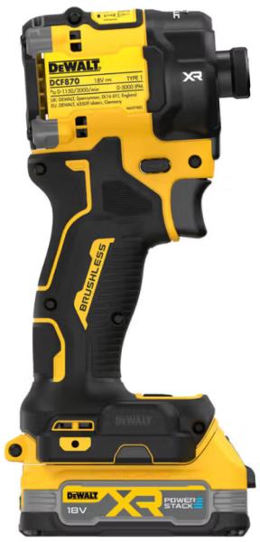 Акумуляторний ударний шурупокрут DeWALT DCF870E2T, фото 12
