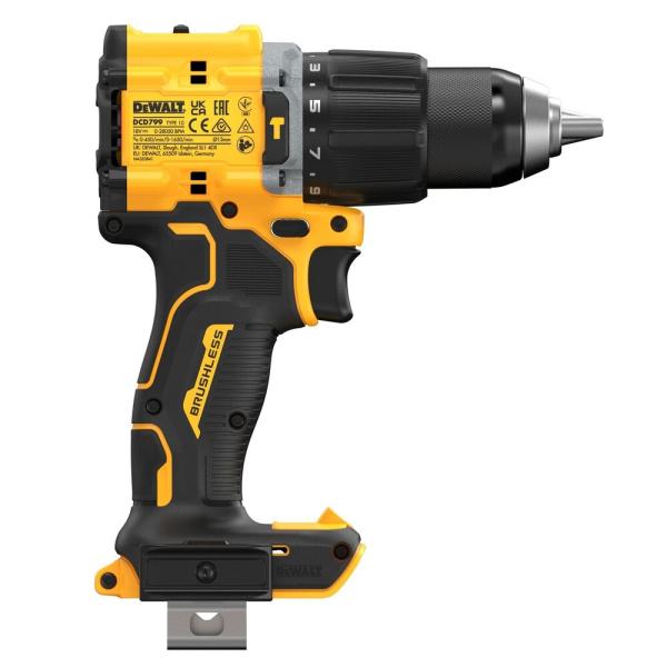 Акумуляторний шурупокрут DeWALT (DCD799NT) (без АКБ та ЗП), фото 5